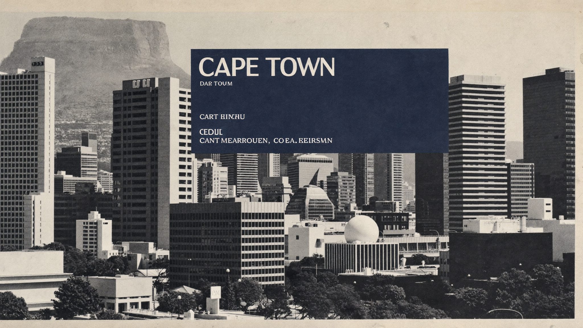 Cape Town CBD skyline near the Dastivo office in Gardens