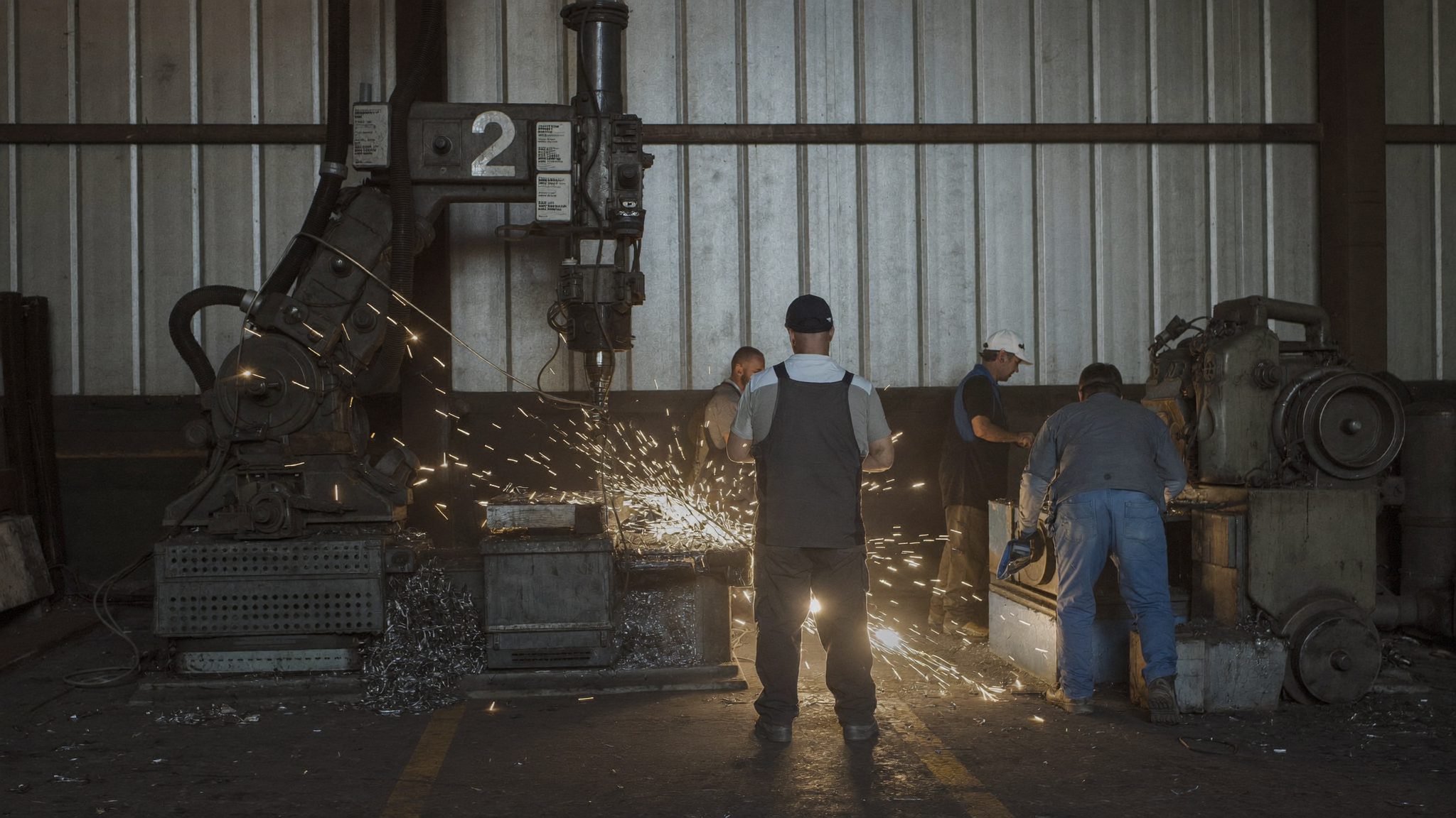 Metal fabrication workshop floor similar to the Paarl-based client in this case study